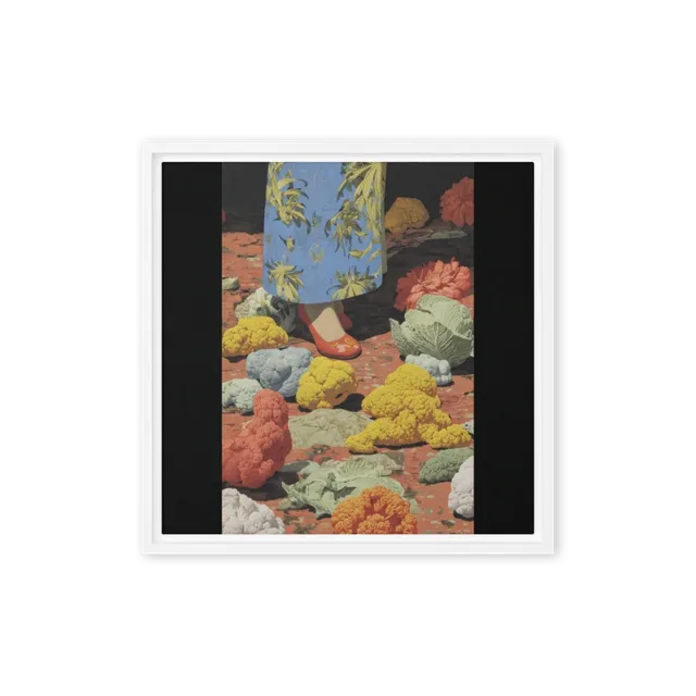 Cauliflower Garden Walk | Art Print