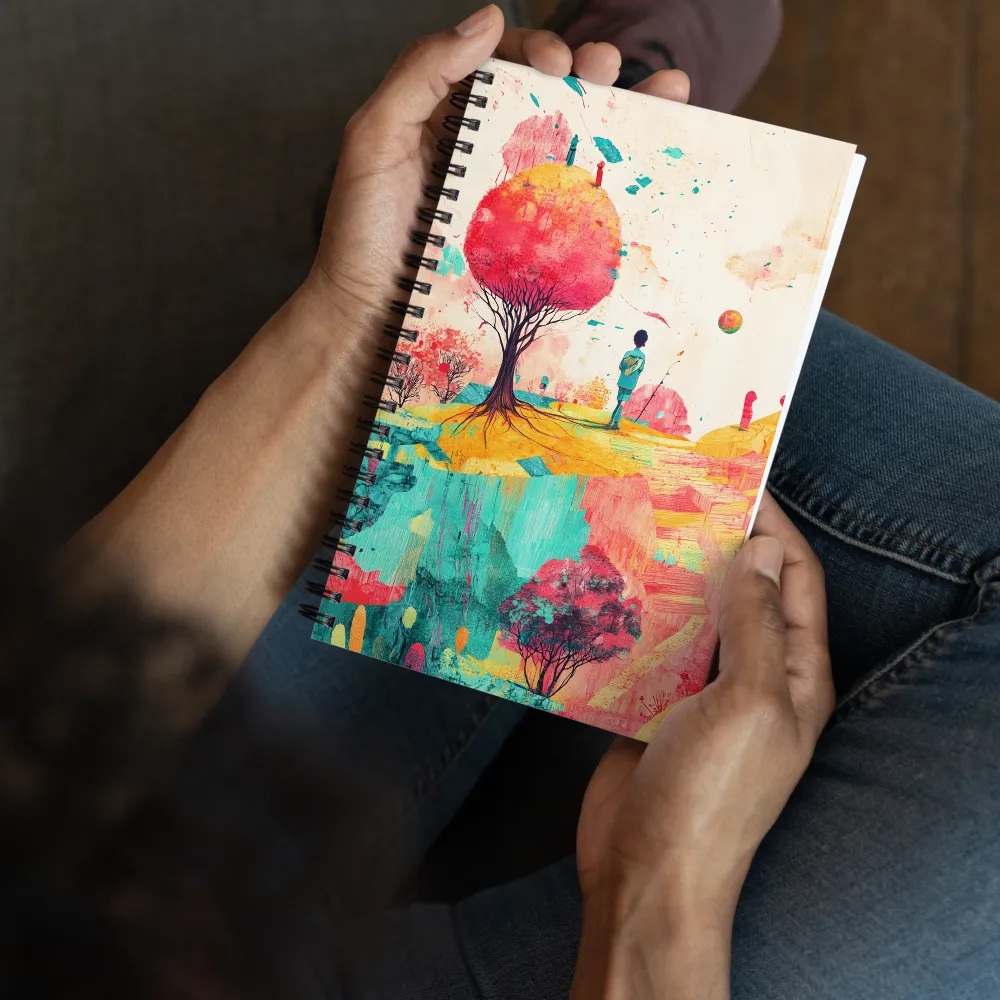 The Wanderer's Vivid Dream 
 Spiral Notebook | 140 pages