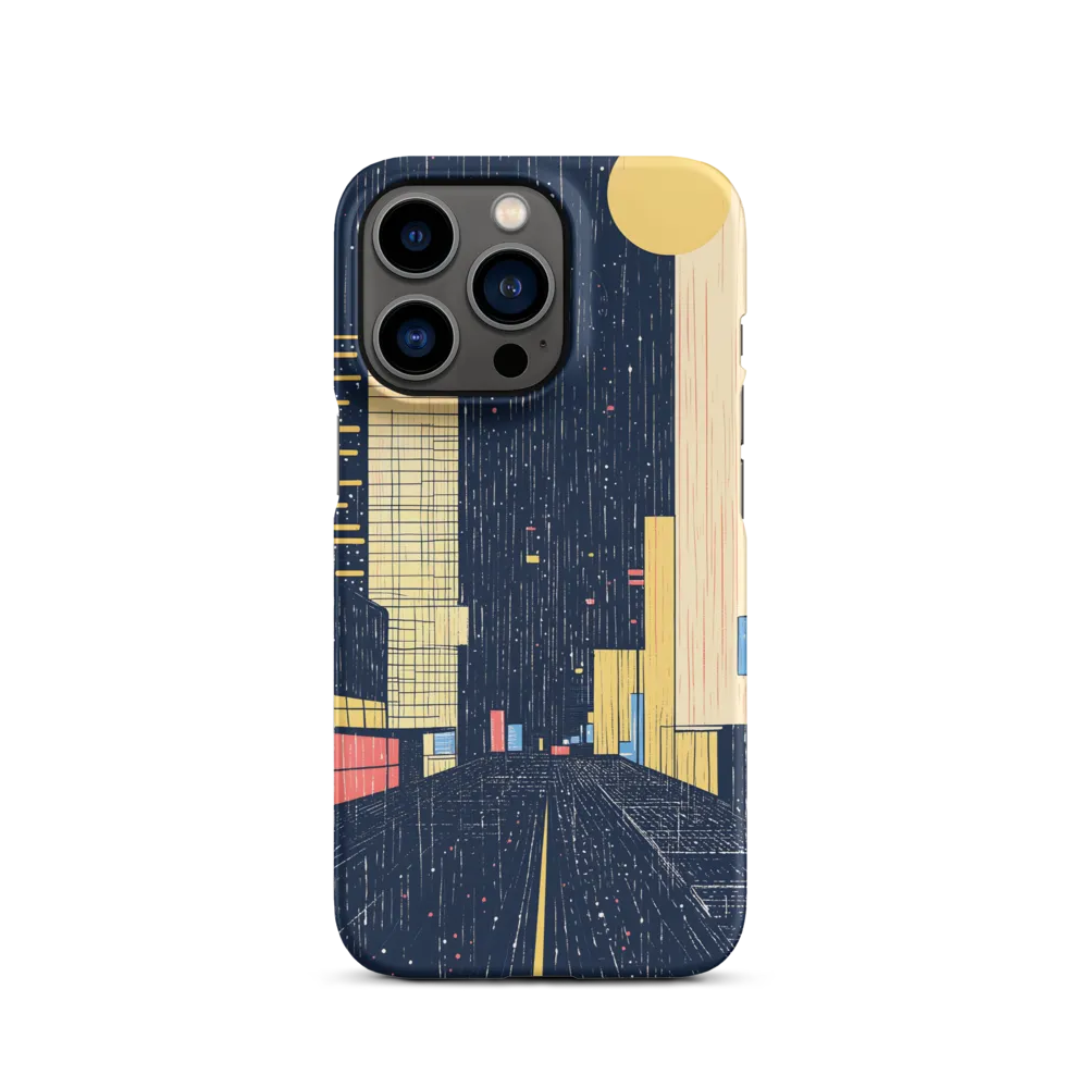Stylized Cityscape Illustration | Phone Case