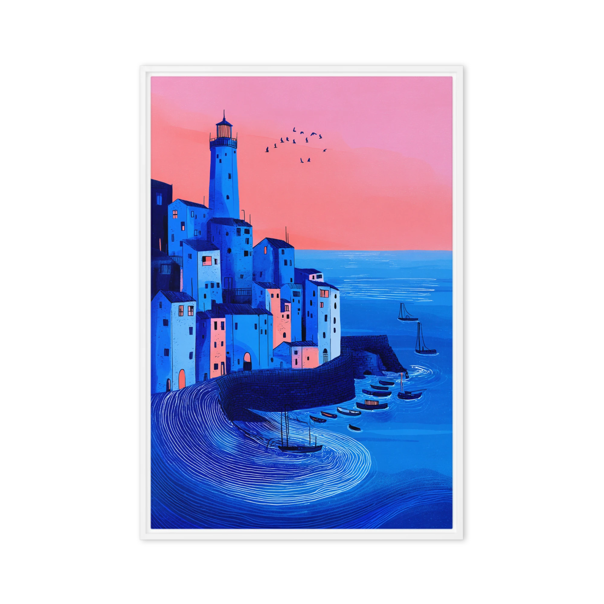 Dusk at Harbor Town | Art Print
