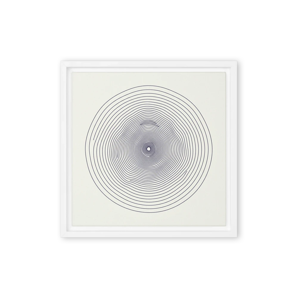 Hypnotic Spiral Resonance | Art Print