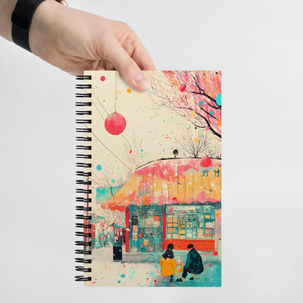 Springtime Urban Reverie 
 Spiral Notebook | 140 pages