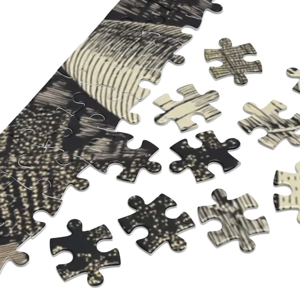 Viagem ao Desconhecido 
 Puzzle em caixa de metal
