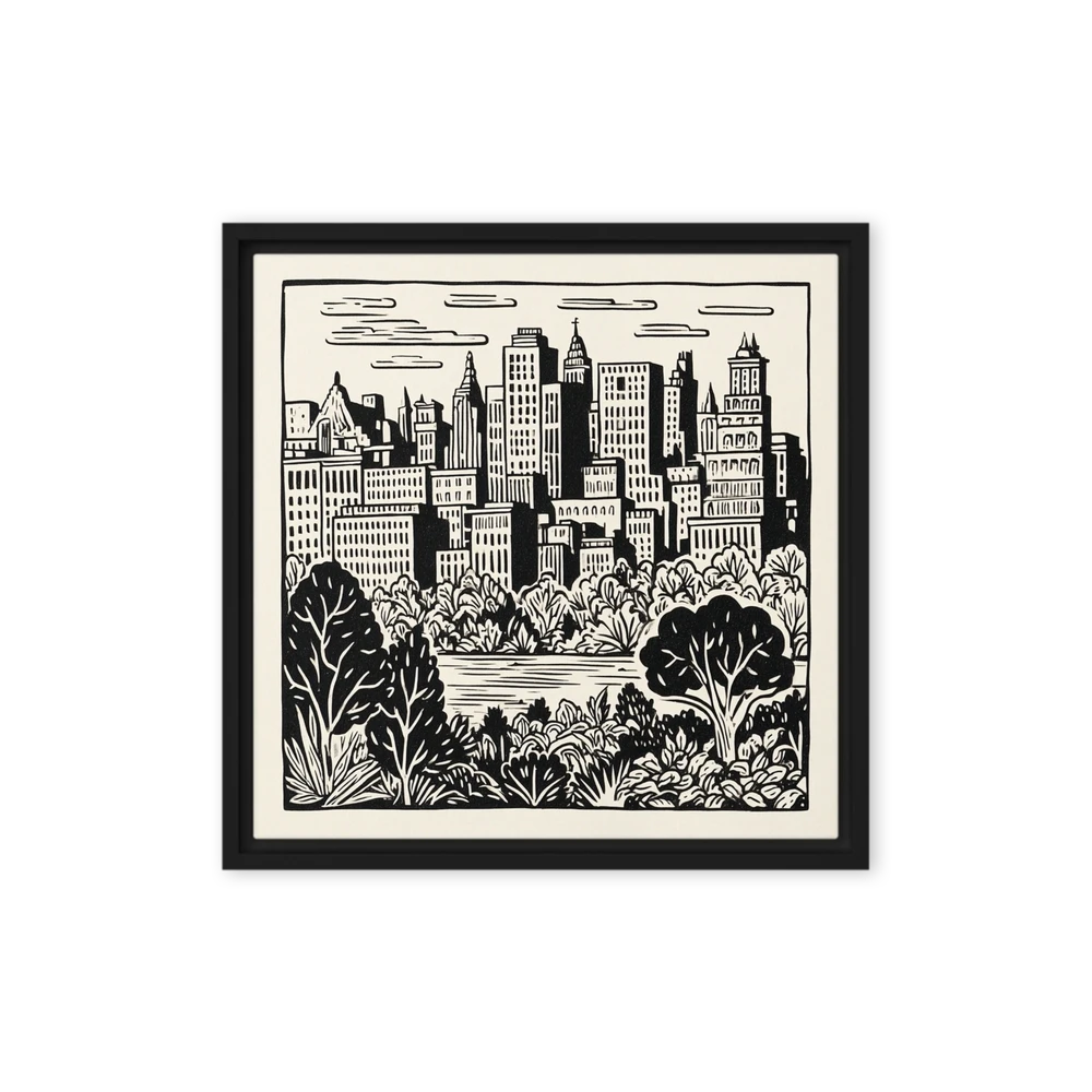 Urban Park Skyline | Art Print