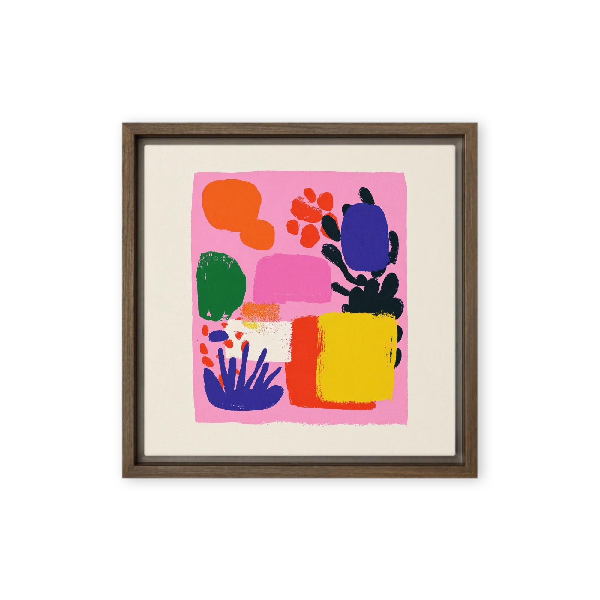 Pink Flora Collage | Art Print