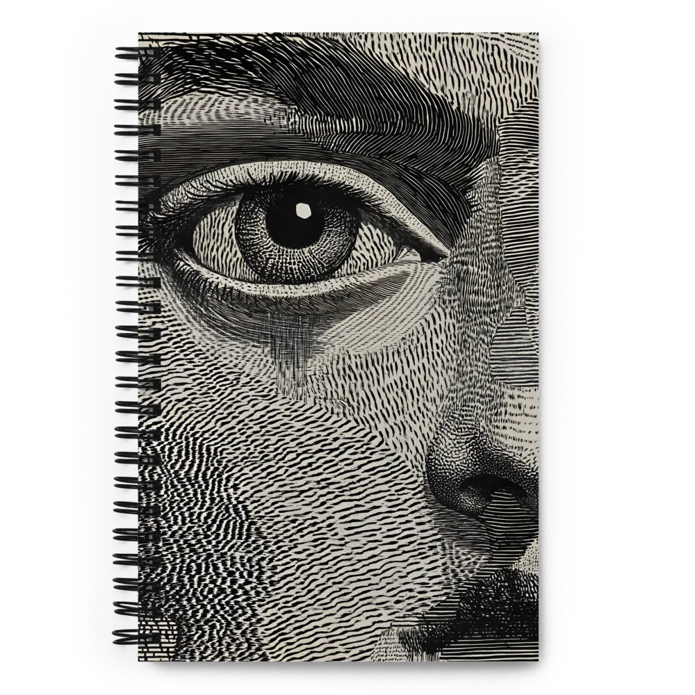 The Engraved Gaze 
 Spiral Notebook | 140 pages
