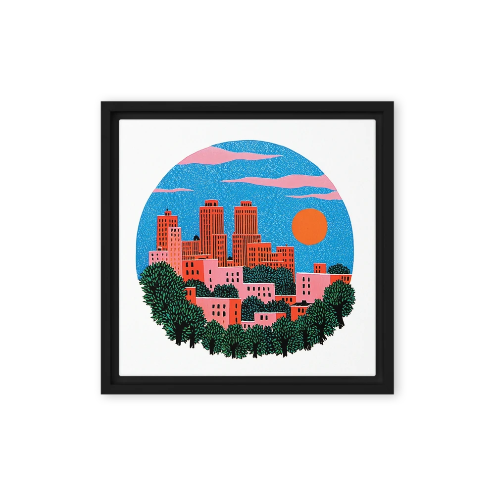 Sunset Over the City | Art Print