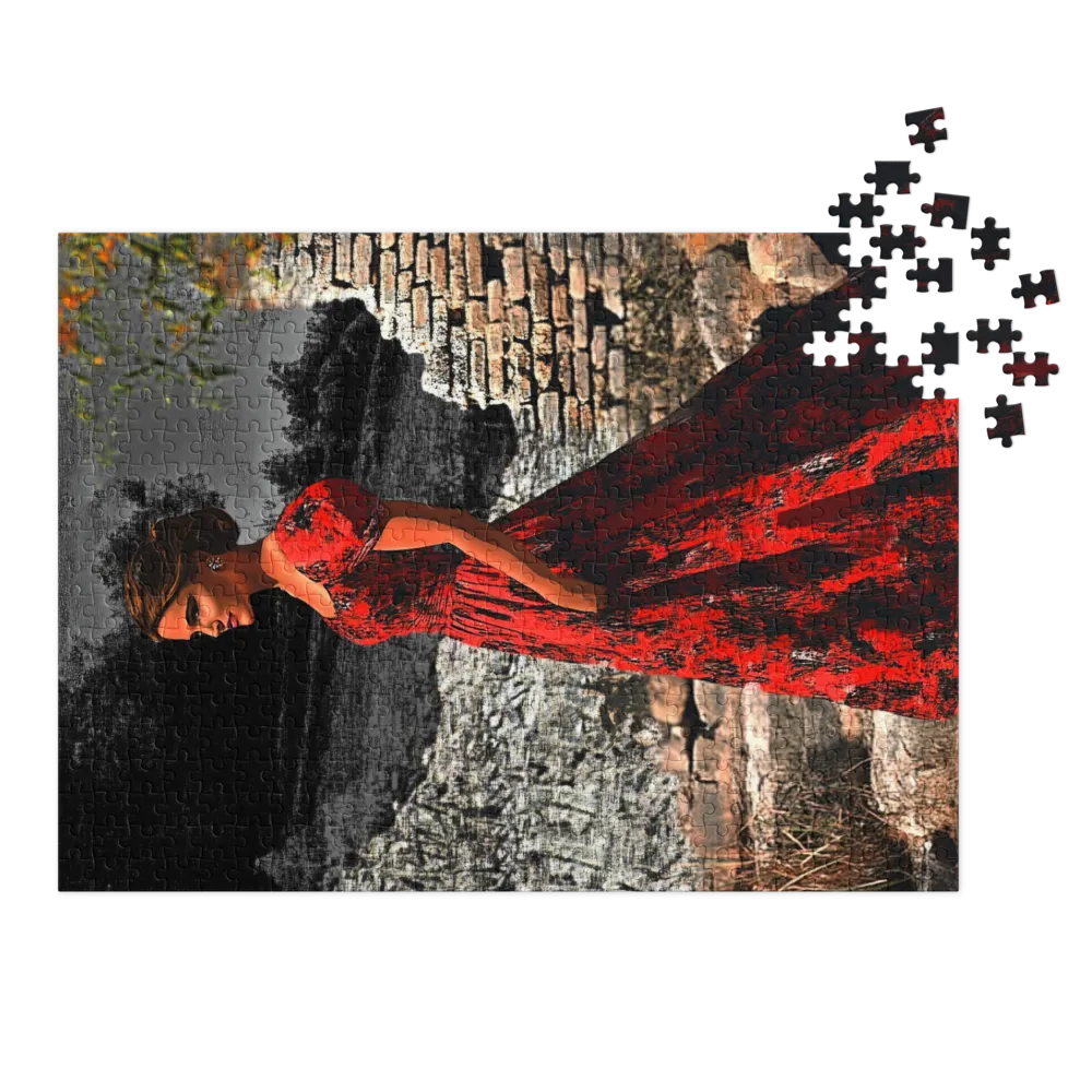 Woman in Red Dress