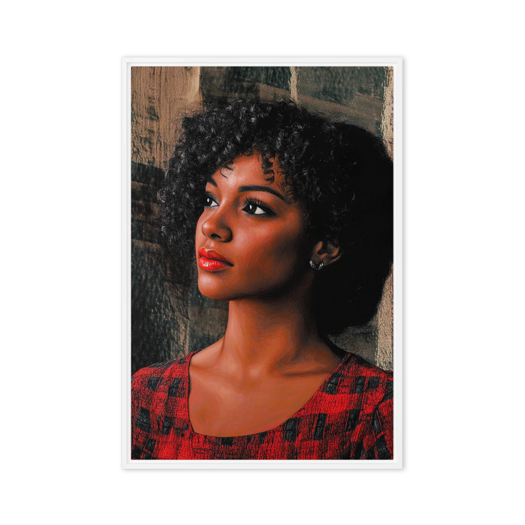 Red Gaze | Art Print
