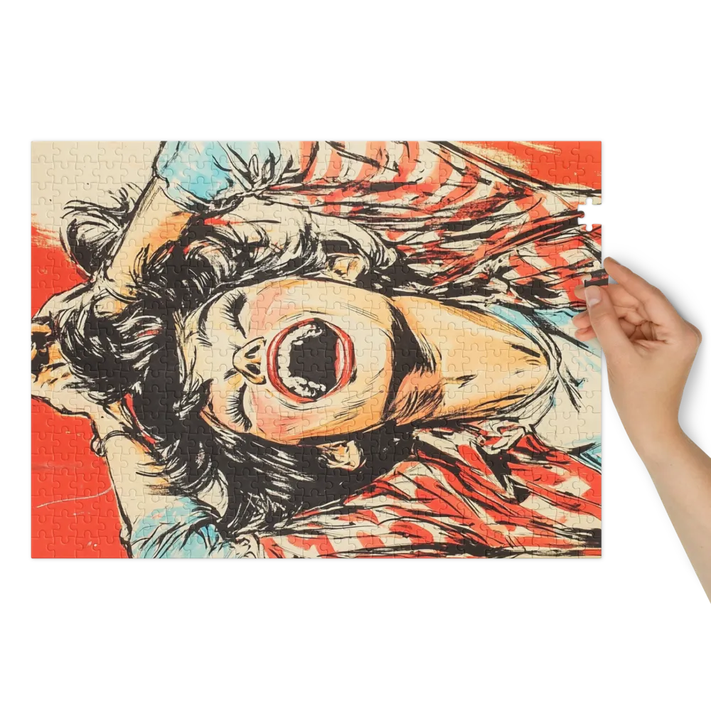 Pop Art Outburst 
 Jigsaw Puzzle in Tin Box