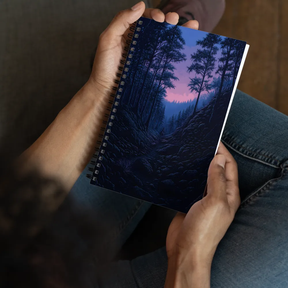 Twilight Forest Journey 
 Spiral Notebook | 140 pages