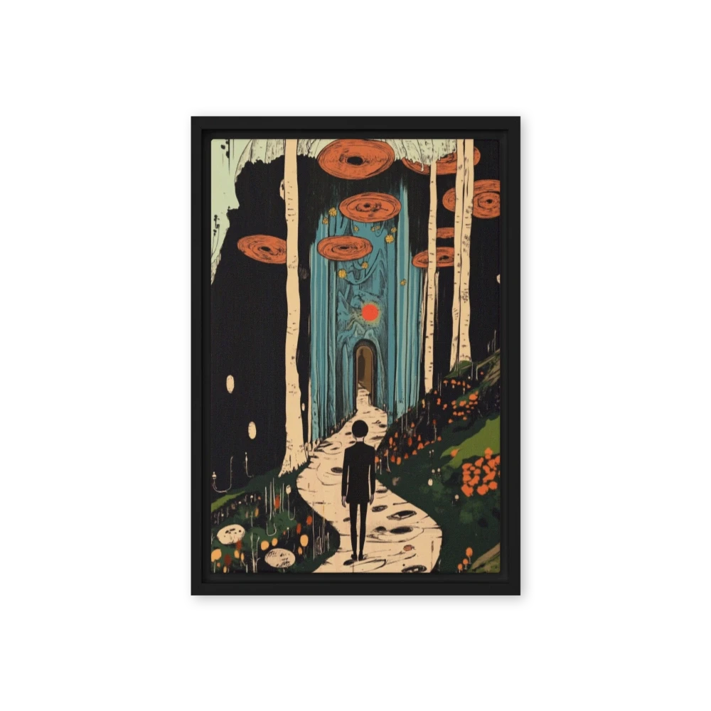 Surreal Forest Pathway Illustration