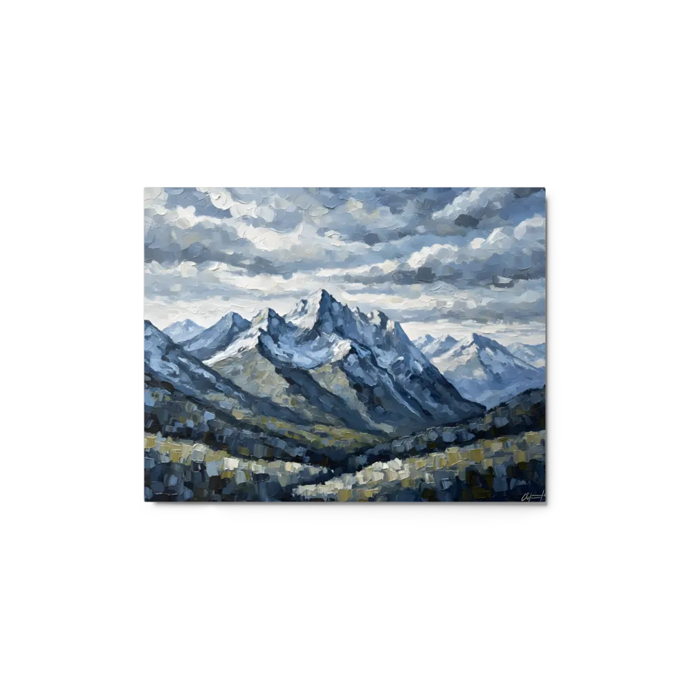 Alpine Impasto Majesty | Art Print