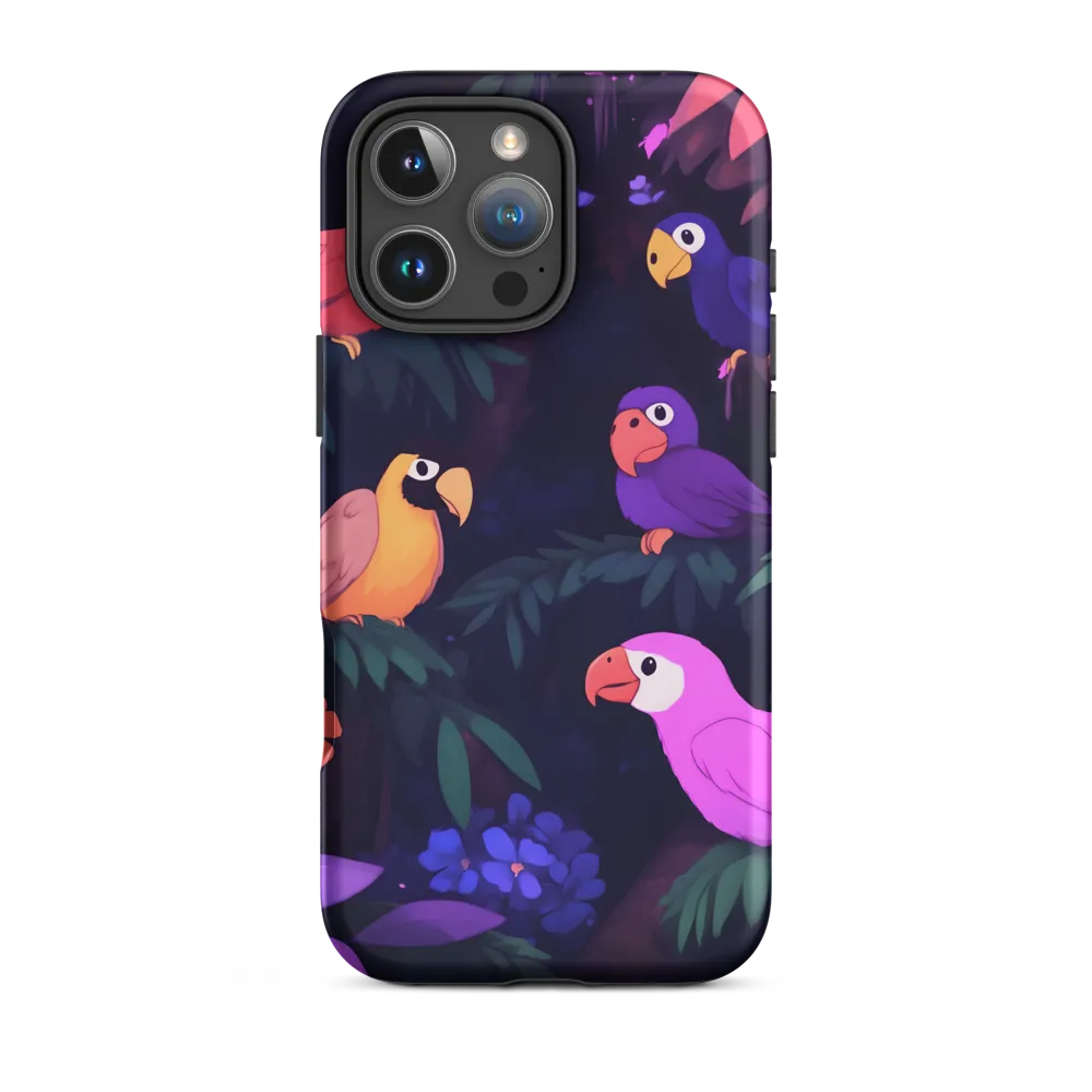 Tropical Parrot Playground | Phone Case