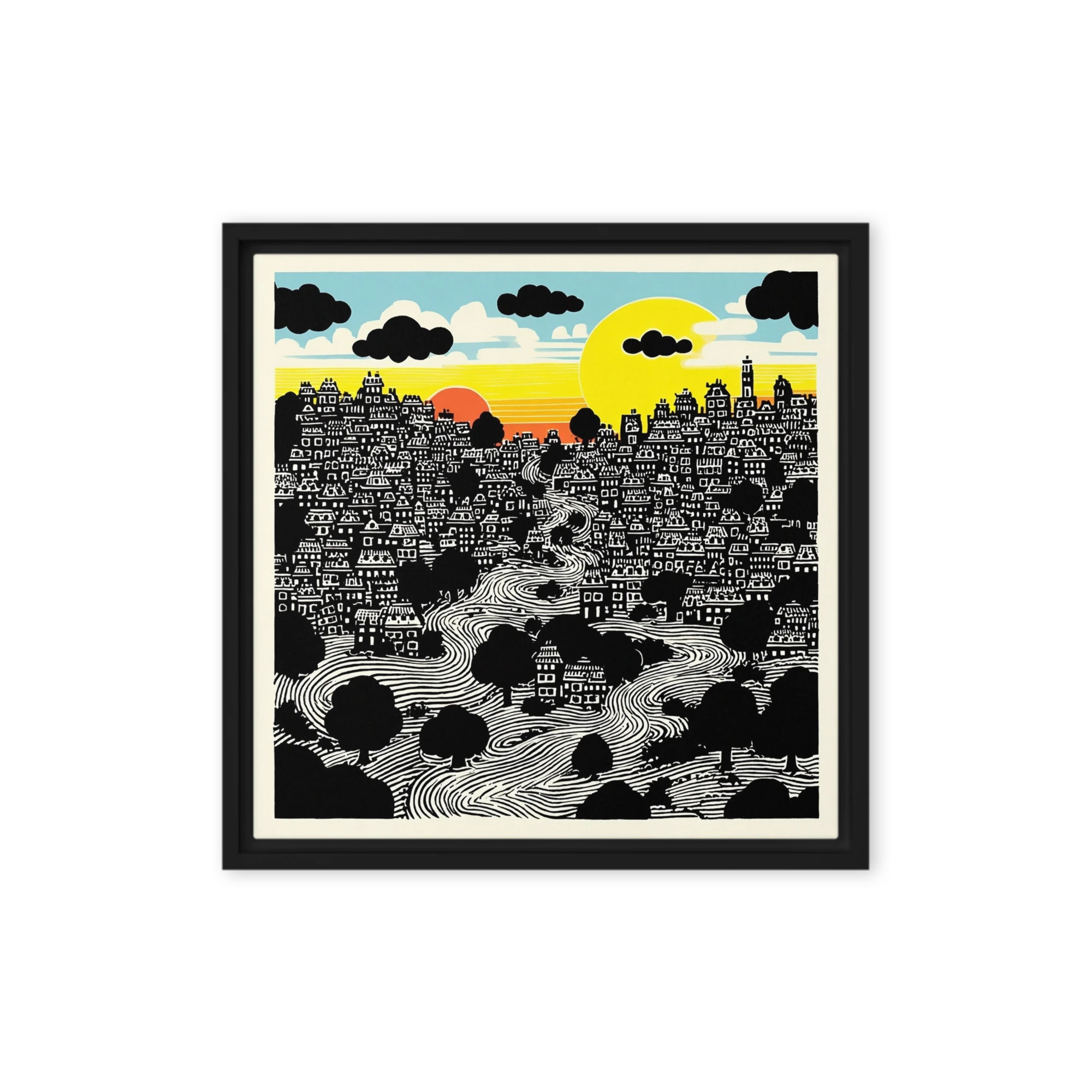 Golden Hour Cityscape | Art Print