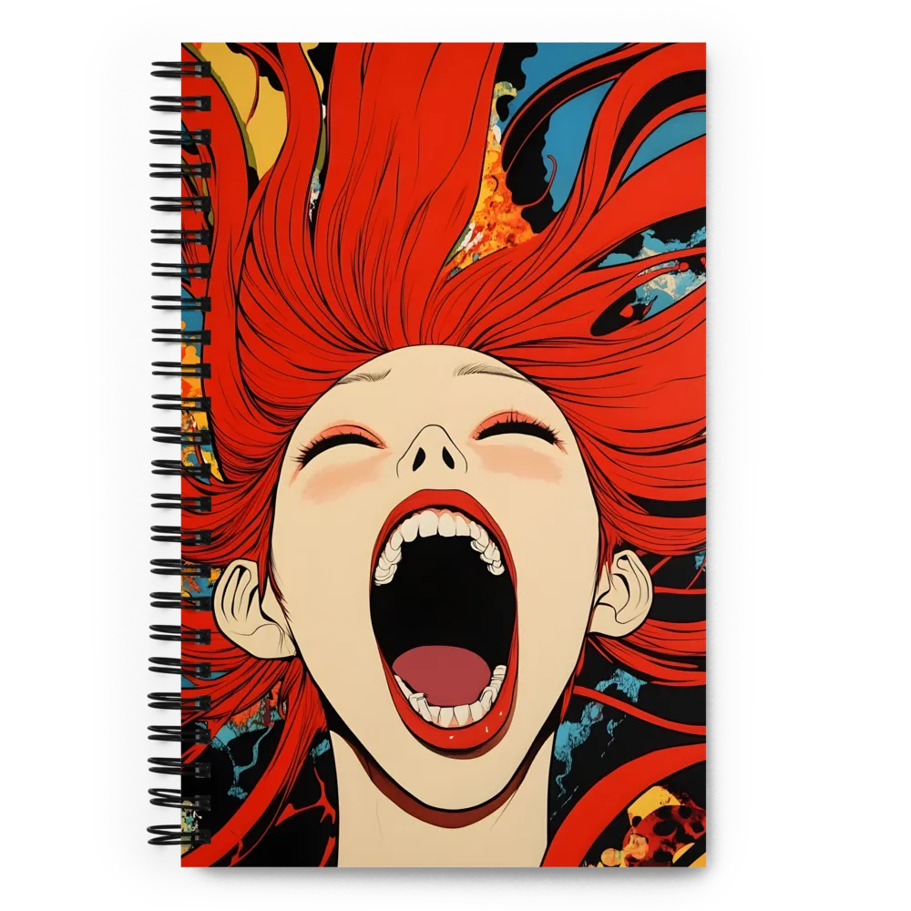 The Echoing Scream 
 Spiral Notebook | 140 pages