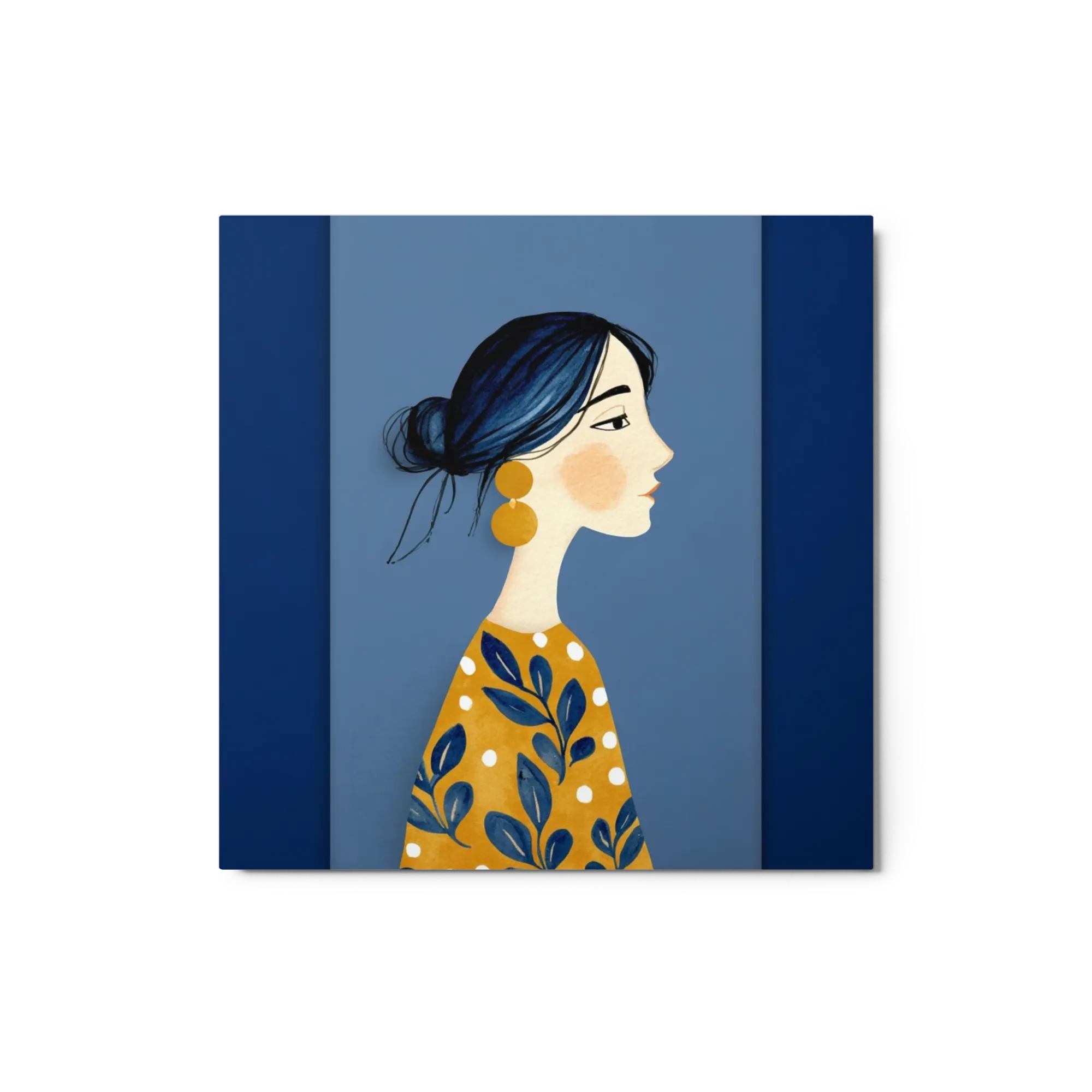 Yellow and Blue Profile