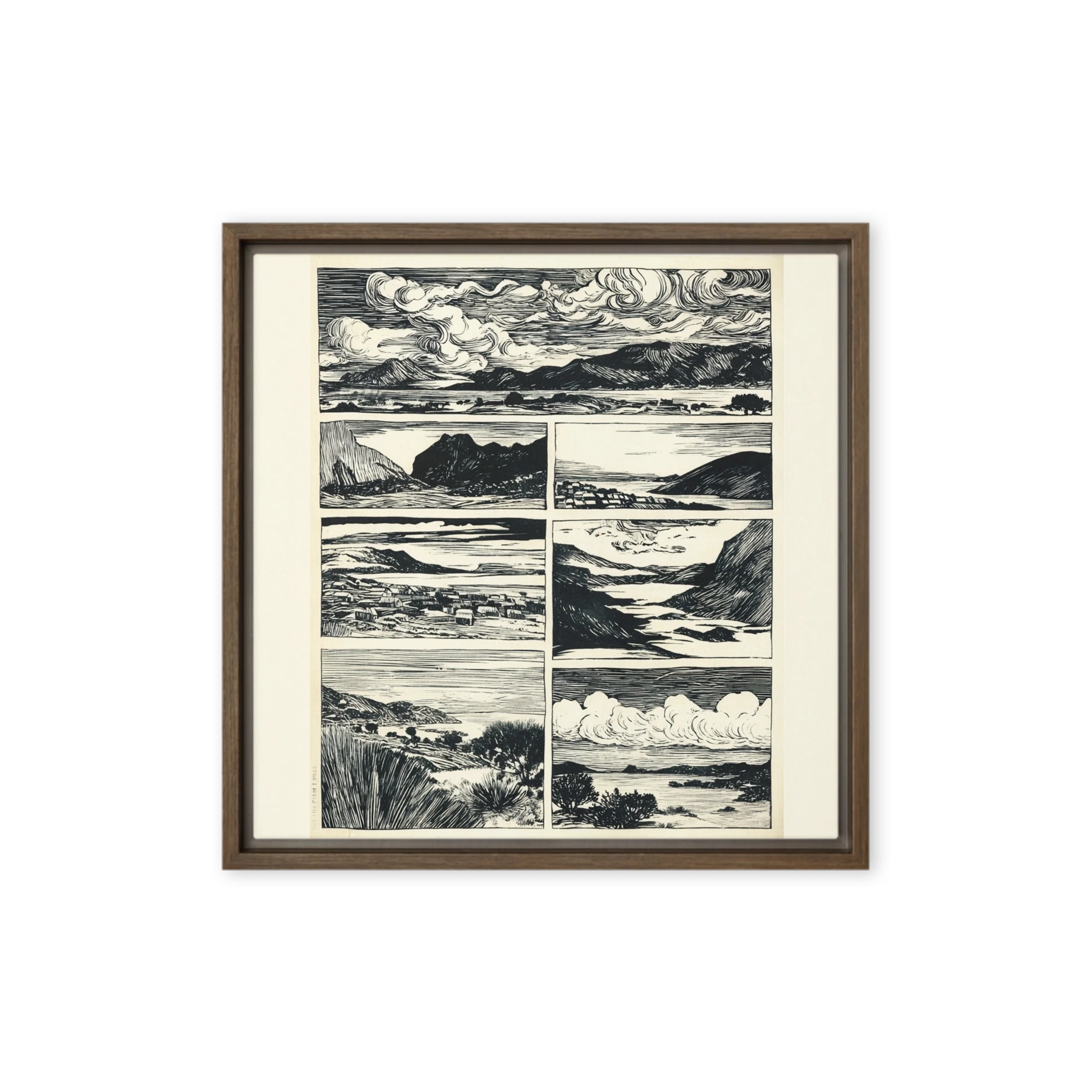 Mountain and Coastal Landscapes | Art Print