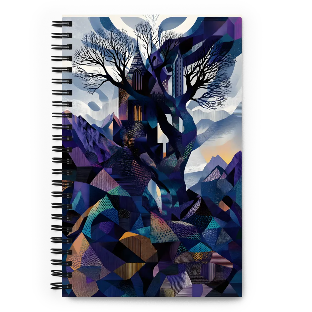 Gothic Geometric Fantasy 
 Spiral Notebook | 140 pages