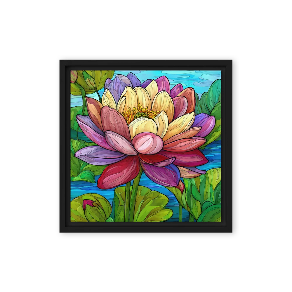 Luminous Lotus in Bloom | Art Print