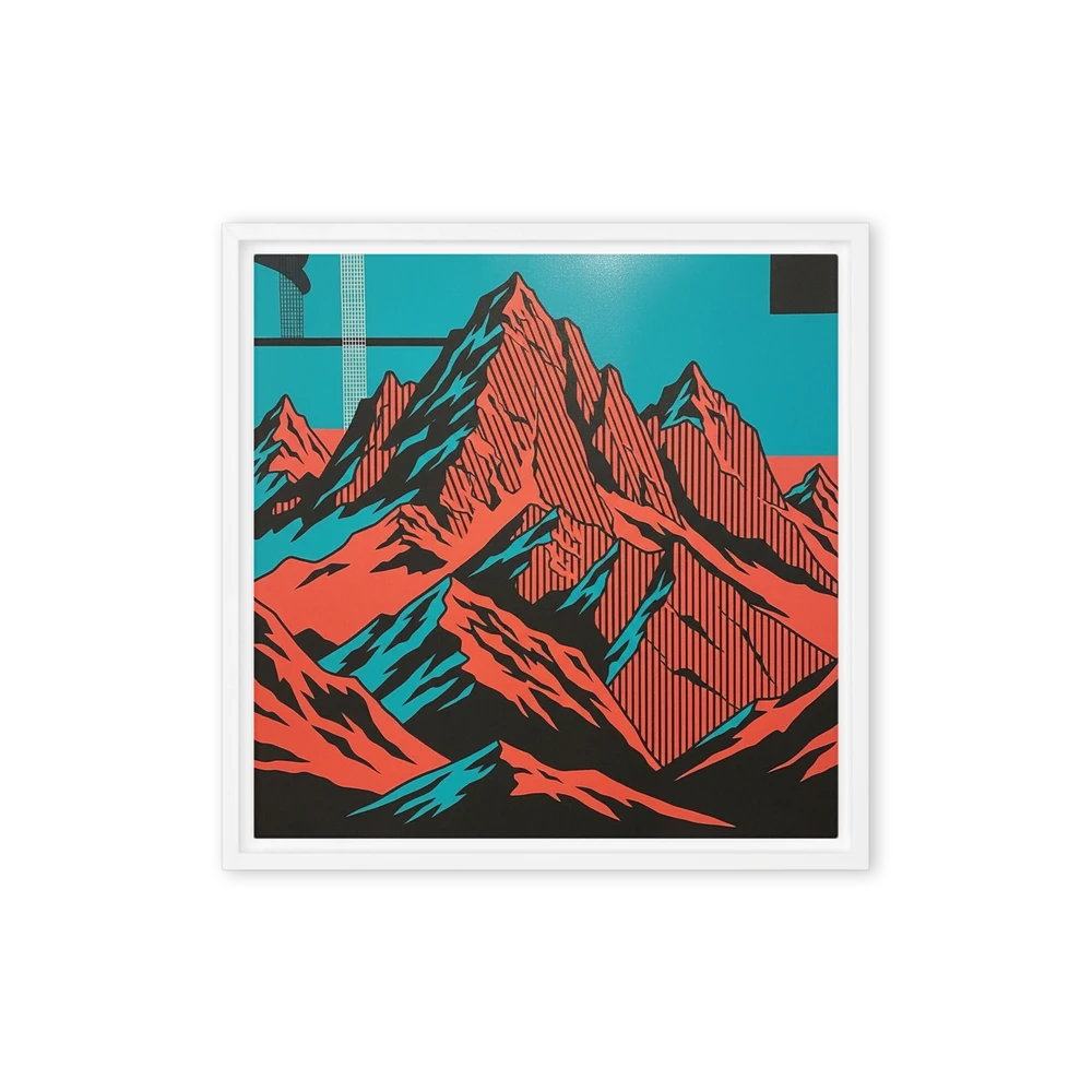 Pop Art Mountainscape | Art Print