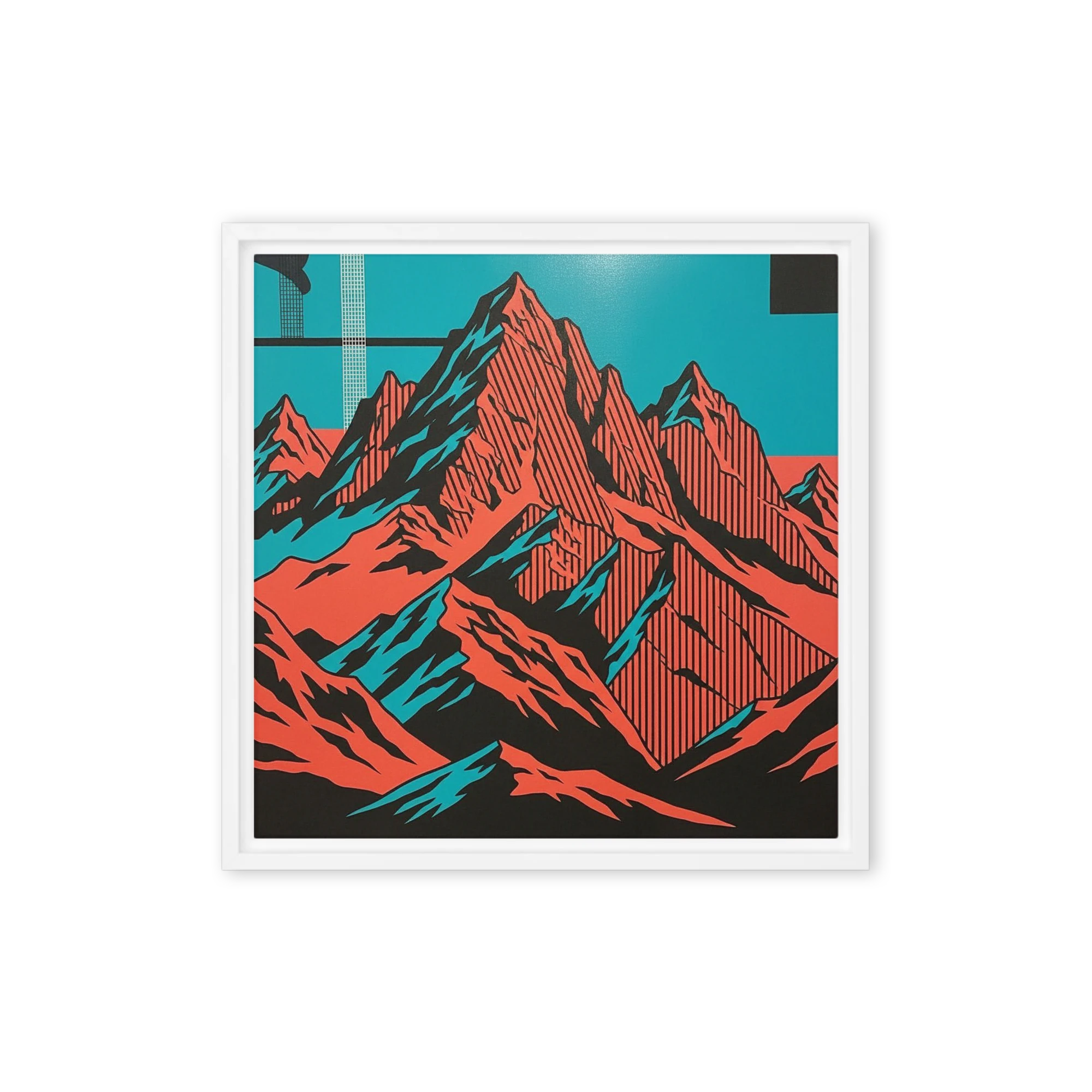 Pop Art Mountainscape | Art Print