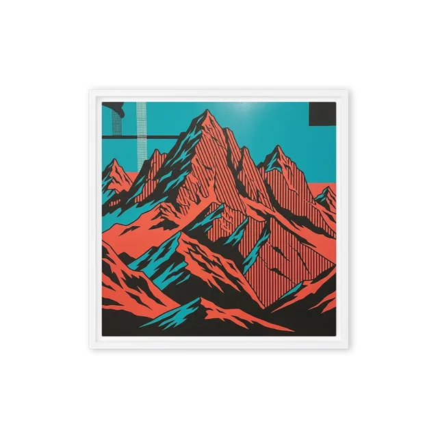 Pop Art Mountainscape | Art Print