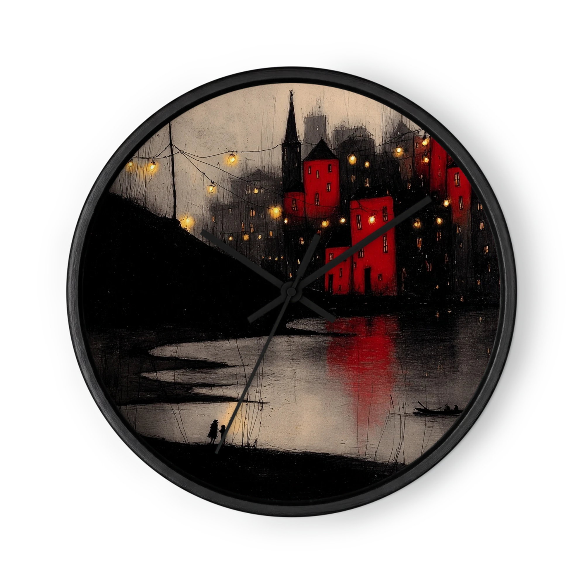 Red Glow over Nocturnal City
