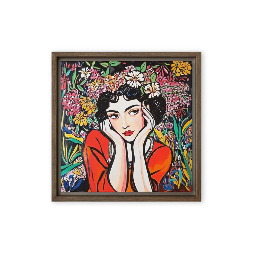 Floral Contemplation | Art Print
