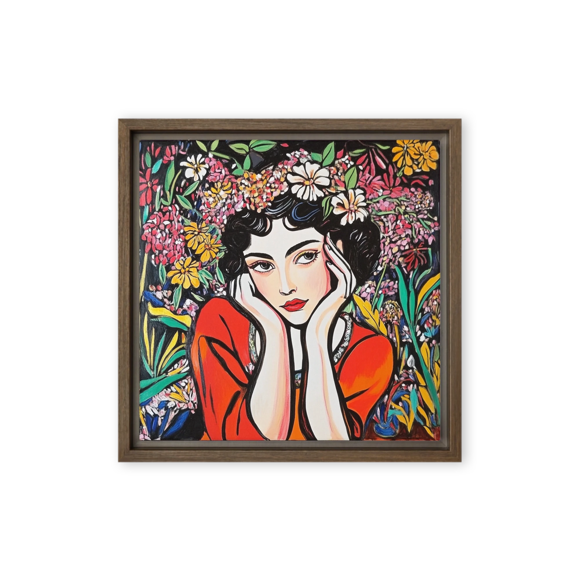 Floral Contemplation | Art Print