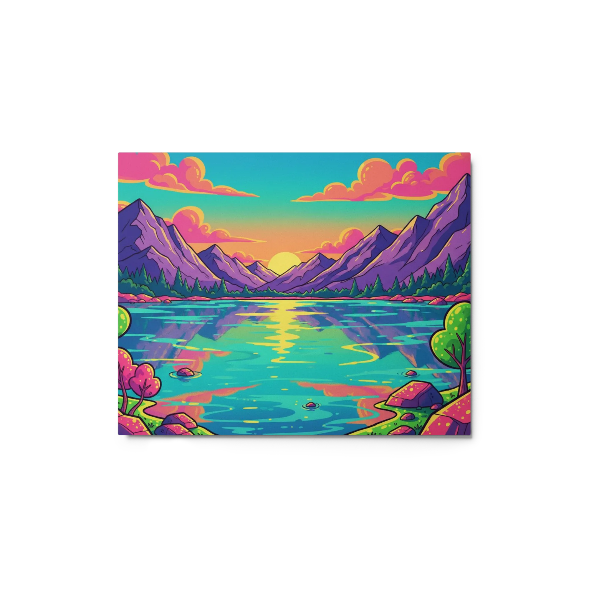 Chroma Lake Sunset
