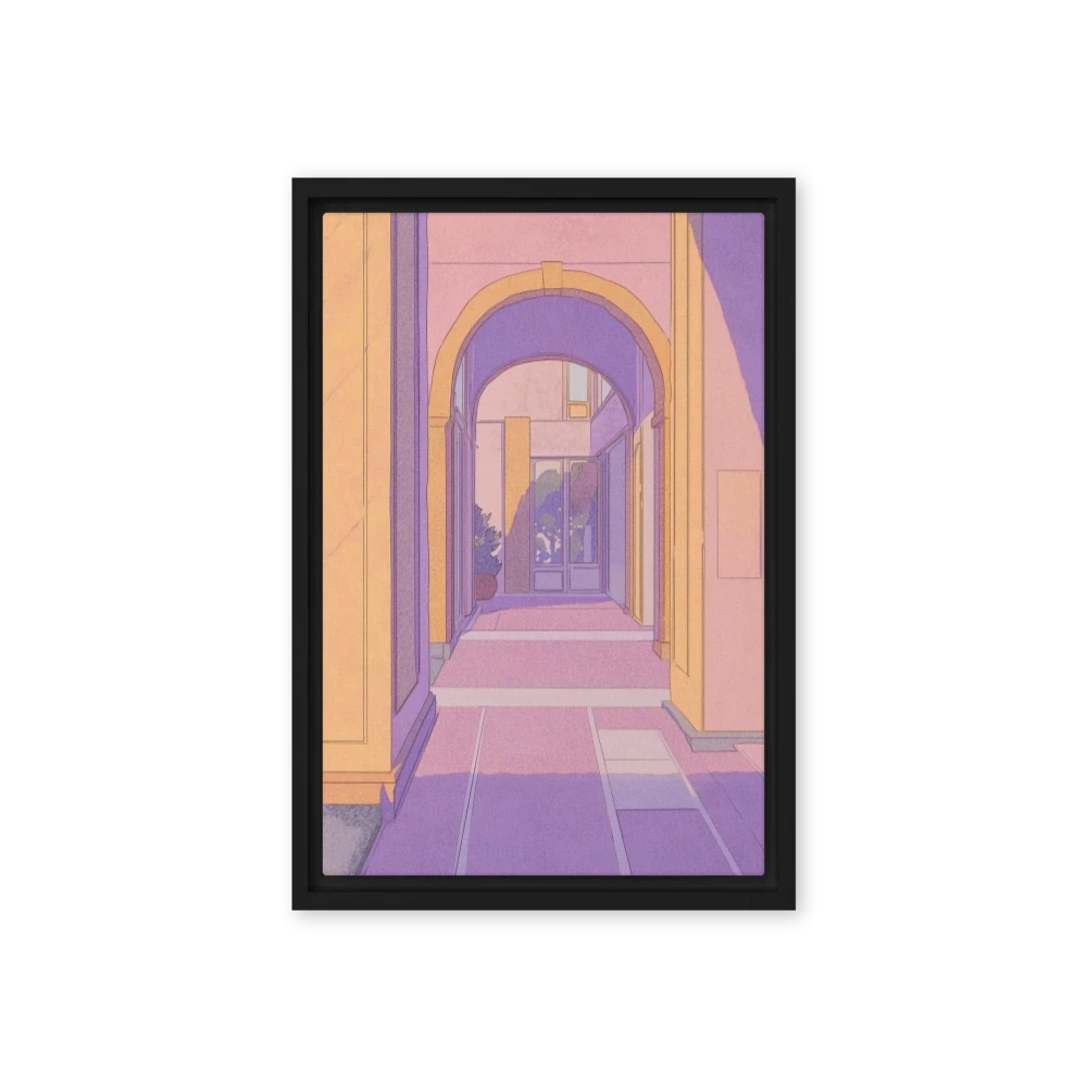 Illustrated Archway Scene