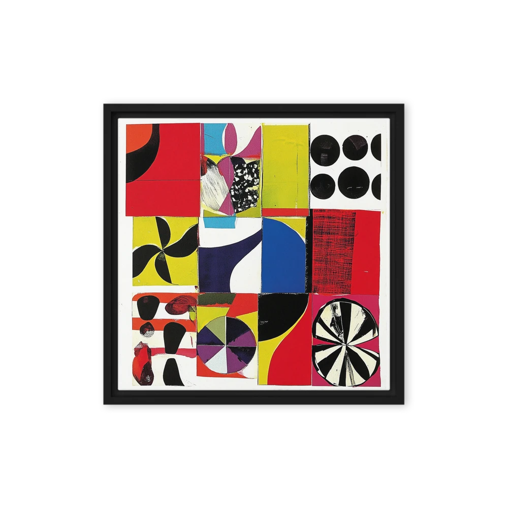 Geometric Abstraction Patchwork | Art Print