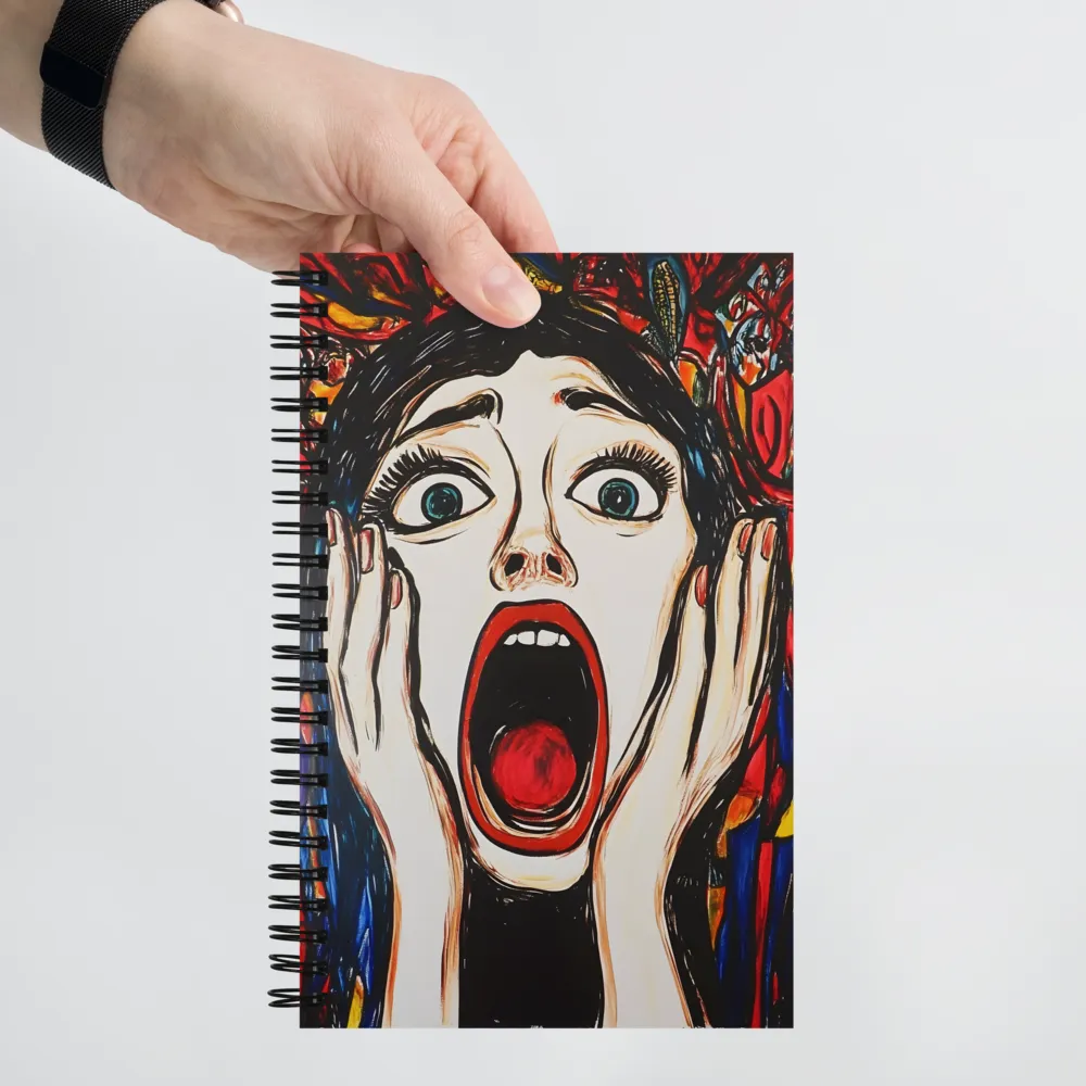 The Anguished Scream 
 Spiral Notebook | 140 pages