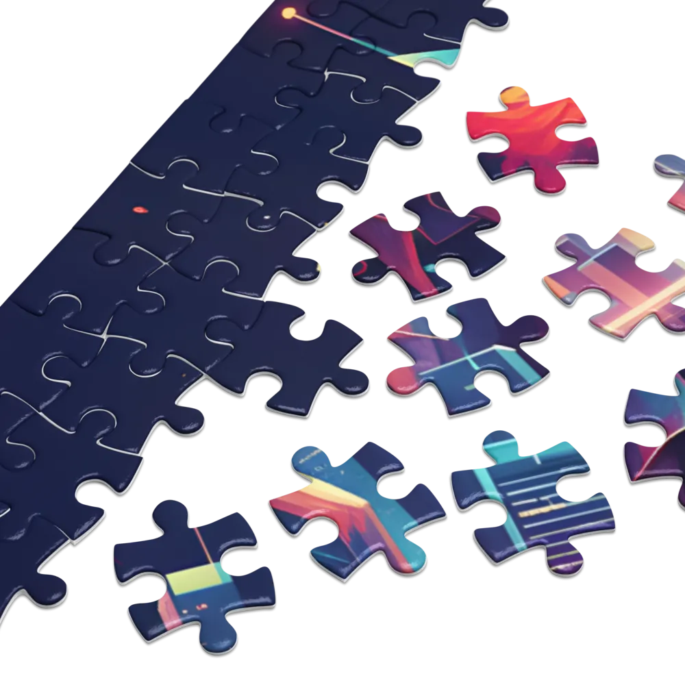 Neon Nightmare Clown | Jigsaw Puzzles