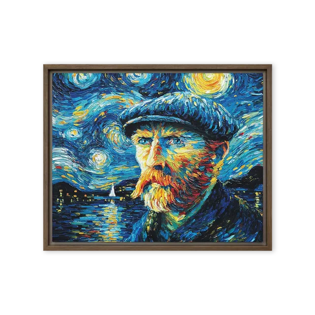 Starry Night Self-Portrait | Art Print