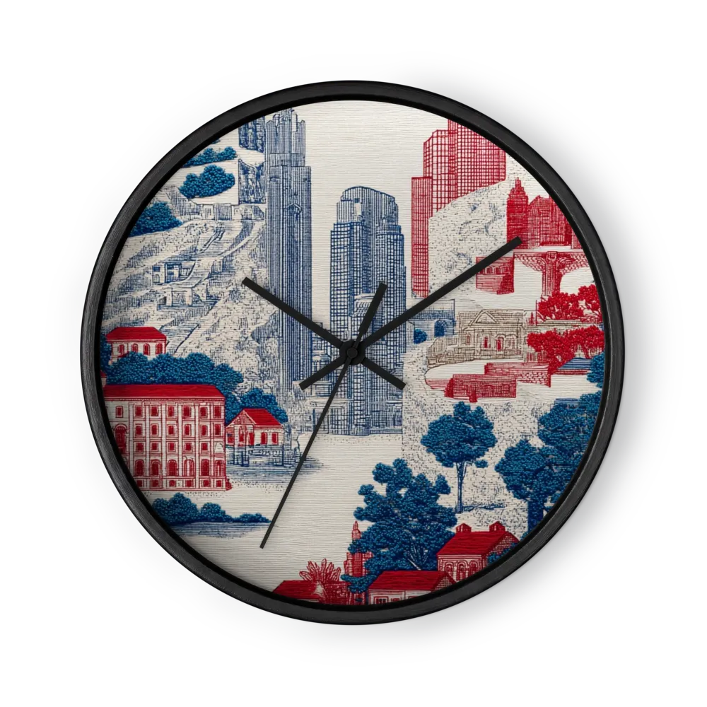 Metropolitan Toile | Wall Clock