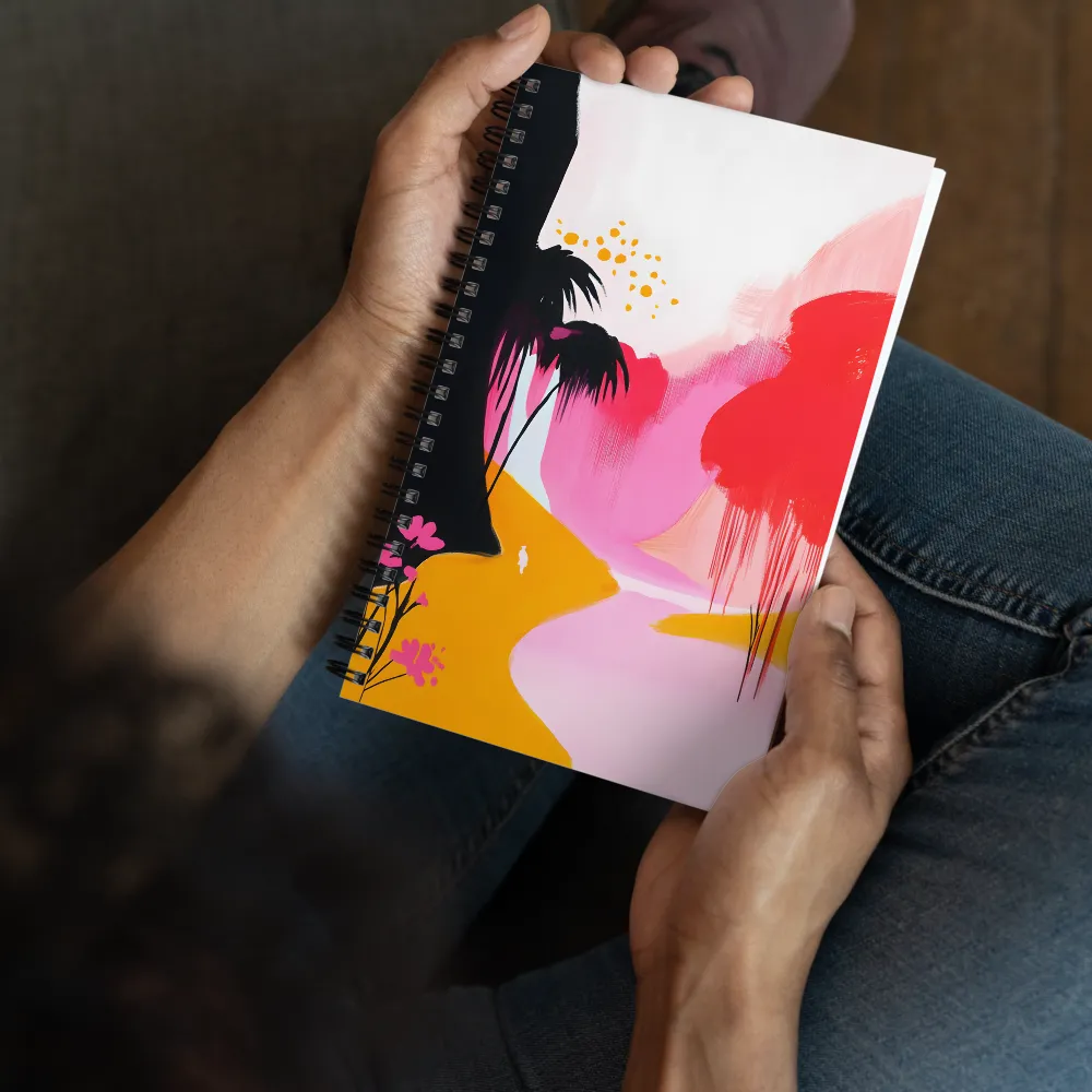 Tropical Huescape 
 Spiral Notebook | 140 pages