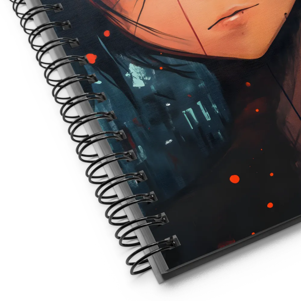 Gaze of the Crimson Haired 
 Spiral Notebook | 140 pages