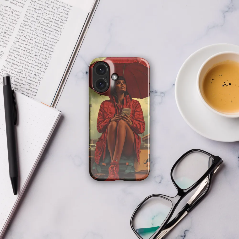 The Waiting Traveler 
 iPhone 17 Pro Max | MagSafe® Tough Case