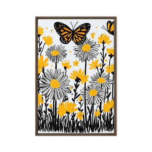 Wildflower Meadows Carved in Relief — Carved Linoleum Cuts