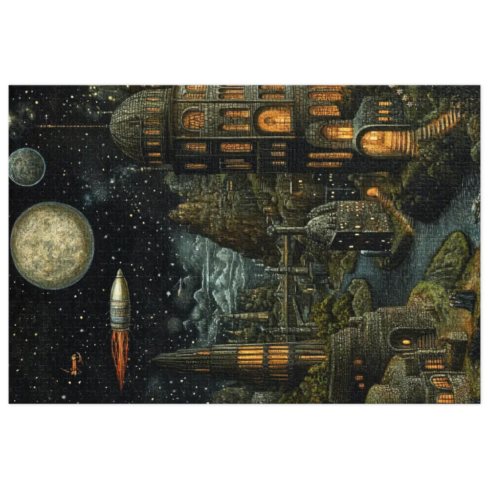 Noturno das Torres Celestes 
 Puzzle em caixa de metal