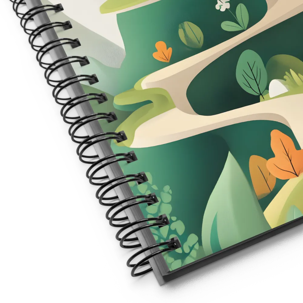 The Winding Path 
 Spiral Notebook | 140 pages