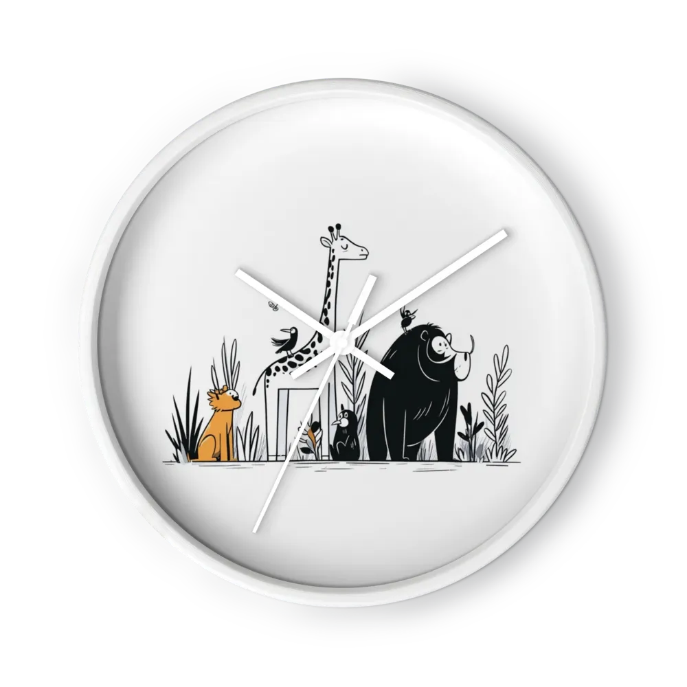 Safari Line Art Friends