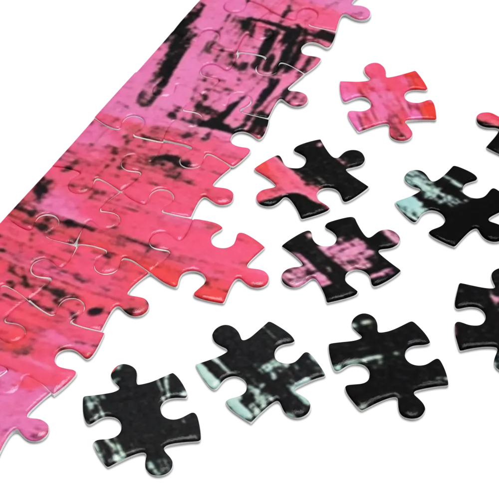 Reflexo Urbano Noturno 
 Puzzle em caixa de metal