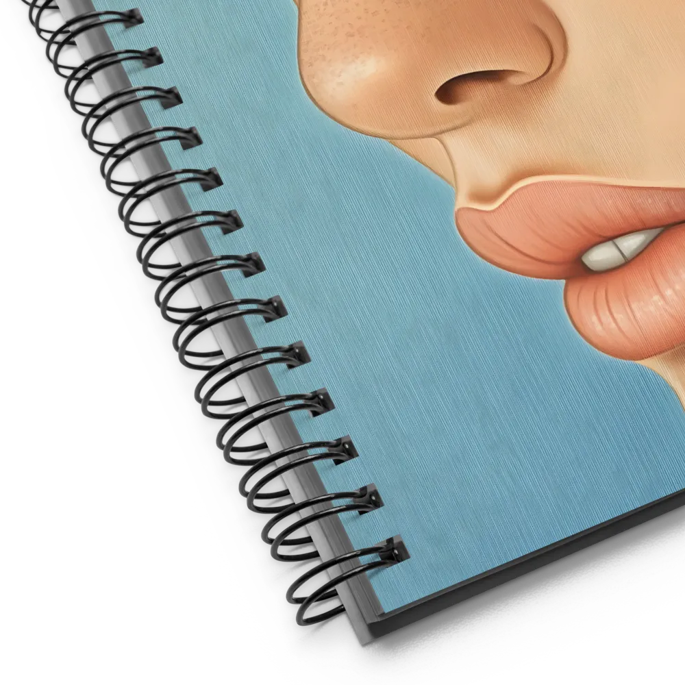 Gaze of the Blue Eyes 
 Spiral Notebook | 140 pages