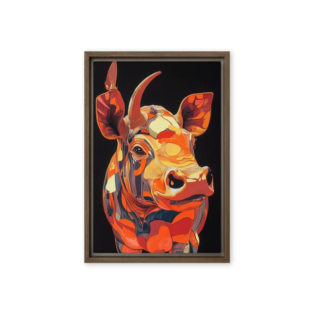 Chromatic Bovine Mosaic | Art Print
