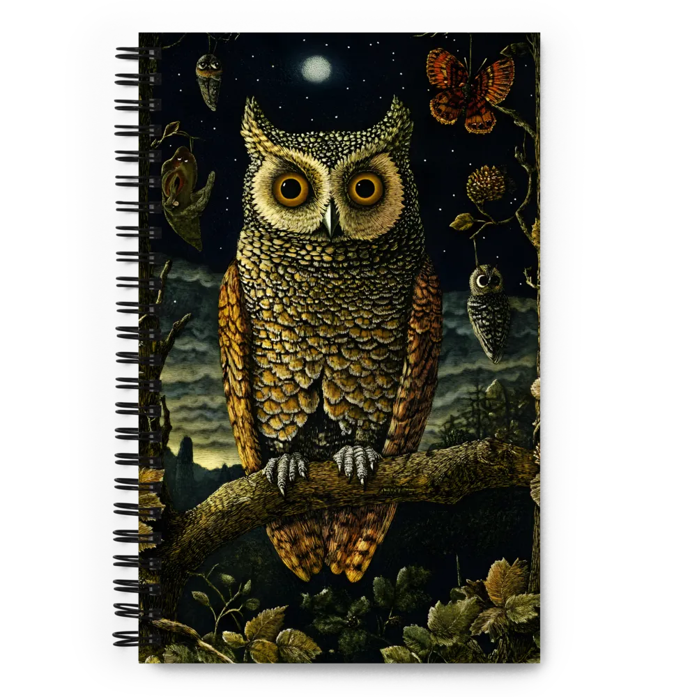 Nocturnal Wisdom 
 Spiral Notebook | 140 pages