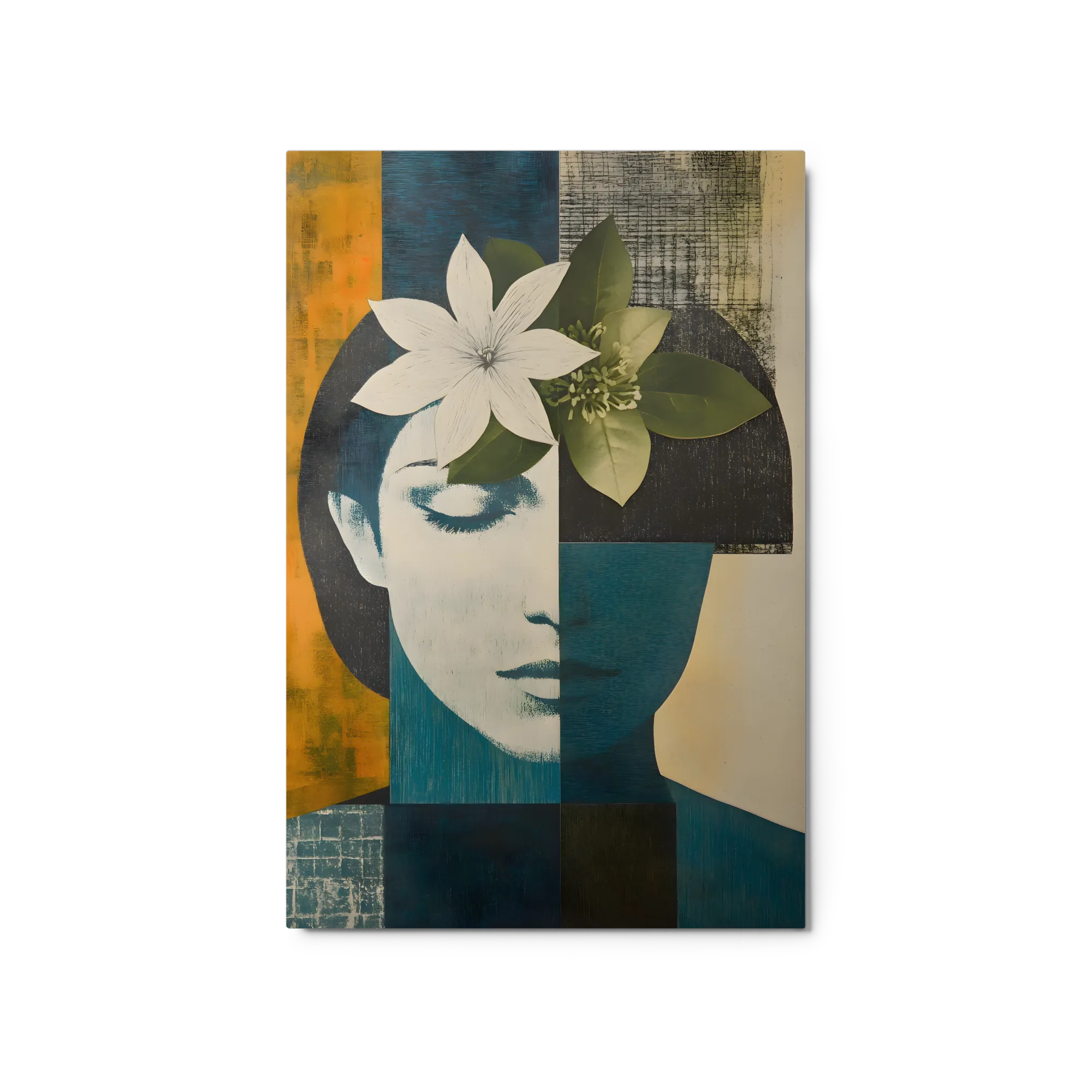 Fragmented Floral Portrait