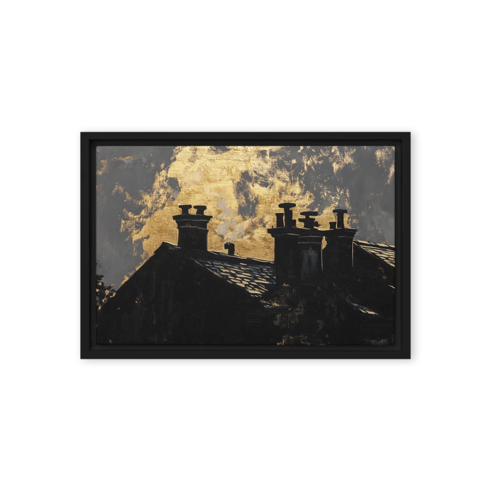 Golden Sky Silhouettes | Art Print